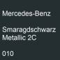 Preview: Mercedes-Benz, Smaragdschwarz Metallic 2C, 010.